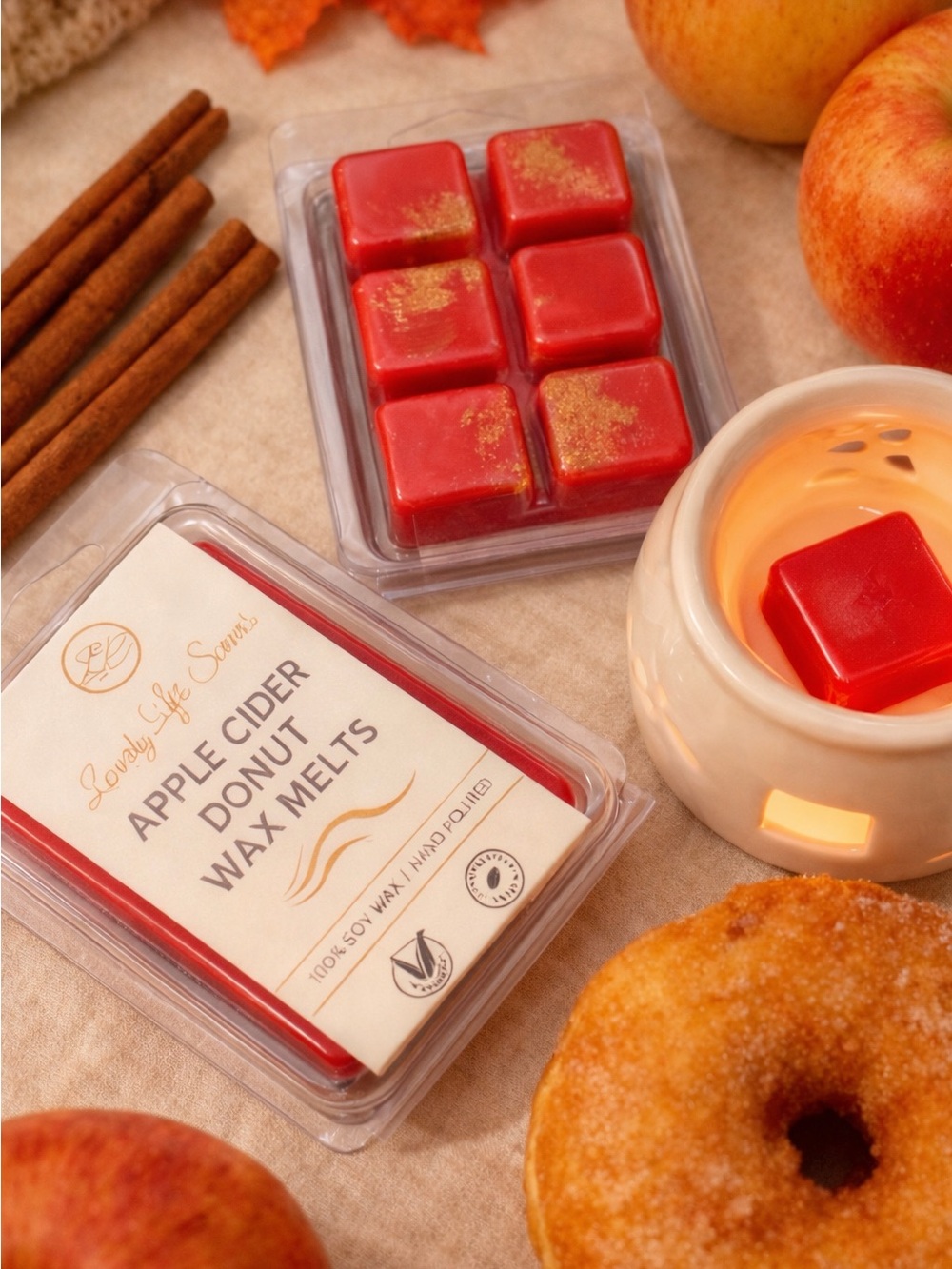 Hand Crafted Premium Soy Fall Scented Wax Melts from Lovely Life Scents - Picture 3 of 4